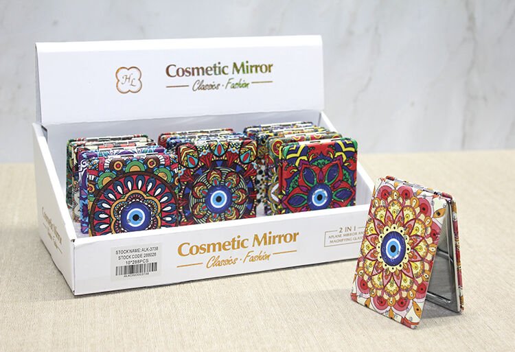 Taşlı El Aynası Dikdörtgen İnce