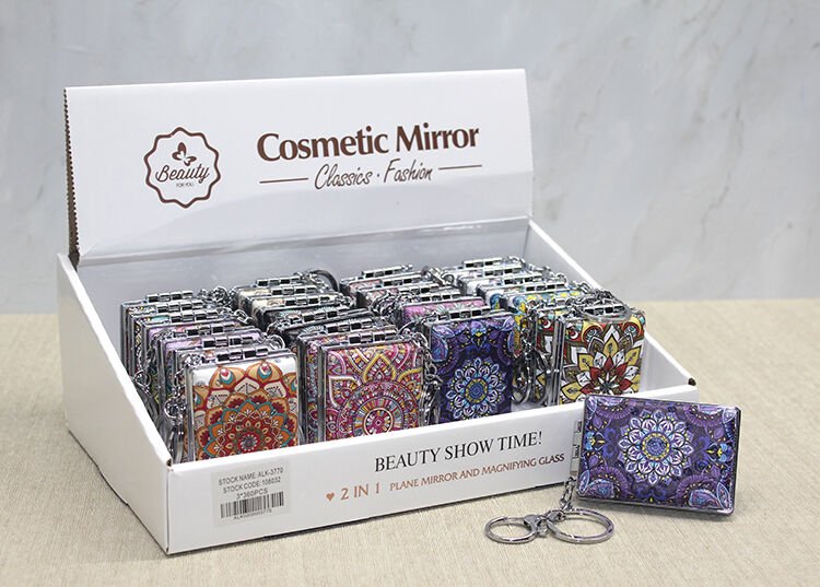 Taşlı El Aynası Anahtarlık