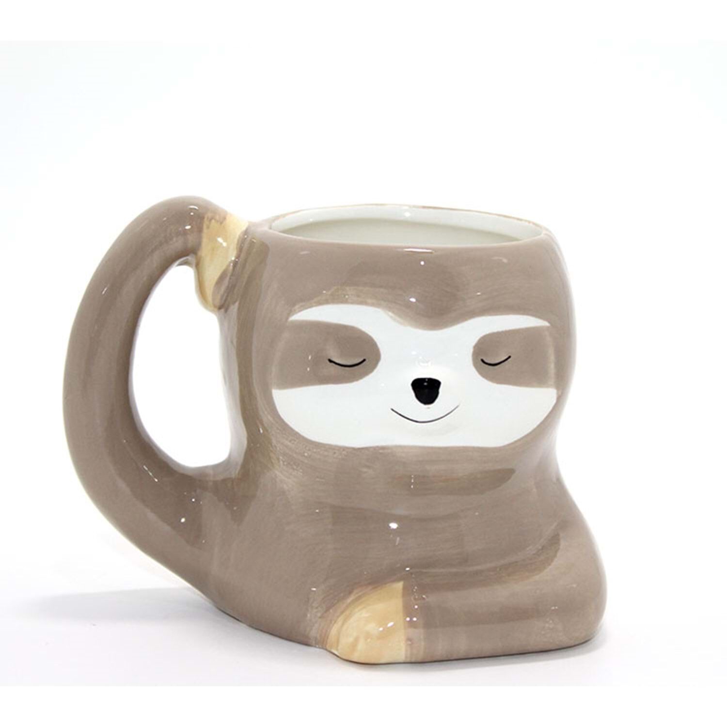 Porselen Tembel Hayvan Kupa Bardak