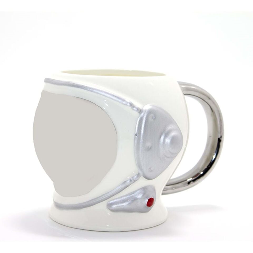 Astronot Temalı Porselen Kupa Bardak