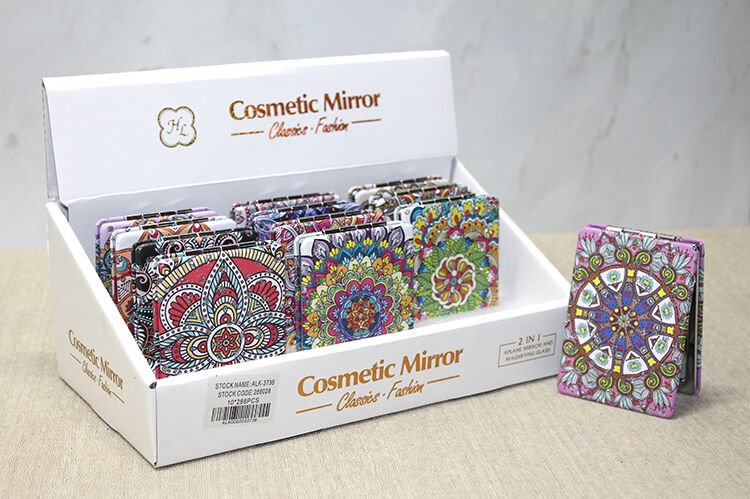 Taşlı El Aynası Dikdörtgen İnce