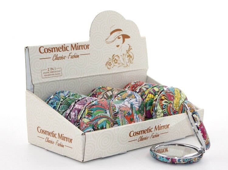 Yuvarlak Taşlı Ayna Kalın