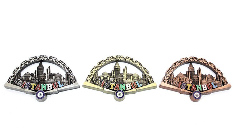 İstanbul Temalı Metal Magnet