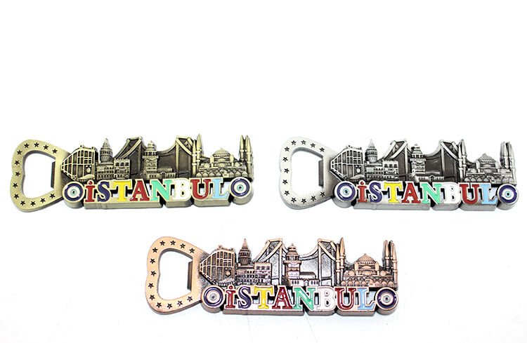 İstanbul Temalı Metal Magnet