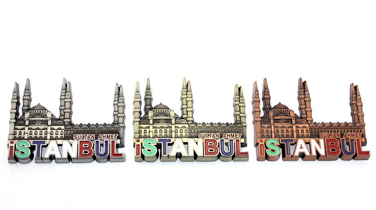 İstanbul Temalı Metal Magnet