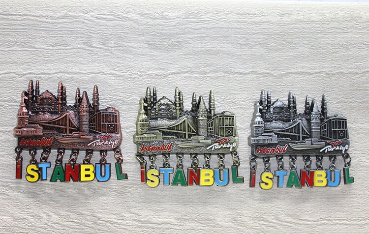 Sarkaçlı İstanbul Temalı Magnet