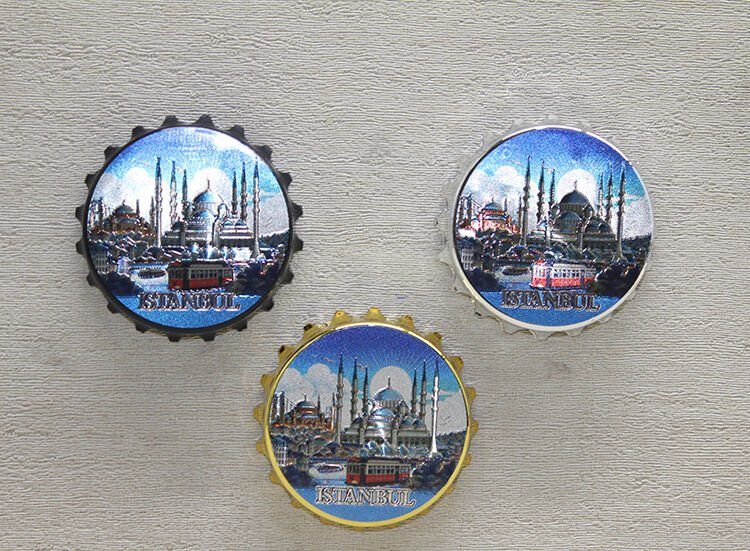 İstanbul Temalı Metal Magnet