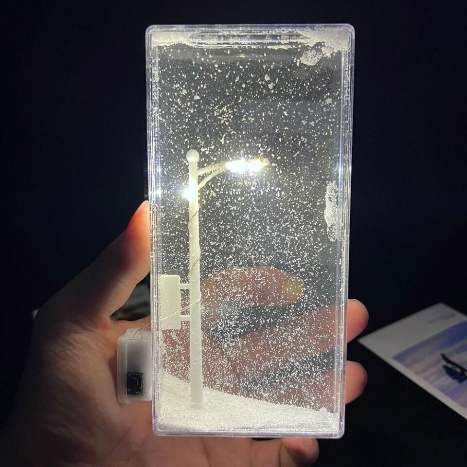 Sokak Lambalı Kar Küresi Demonte