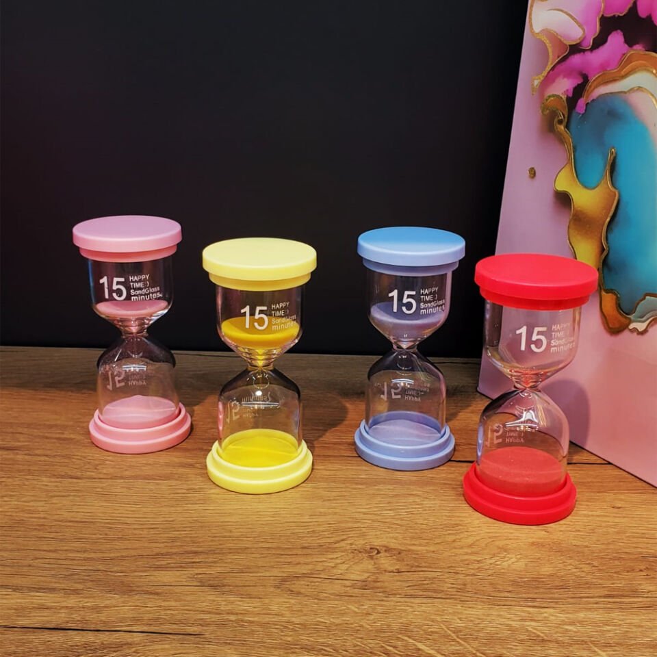 15 Dakikalık Dekoratif Kum Saati