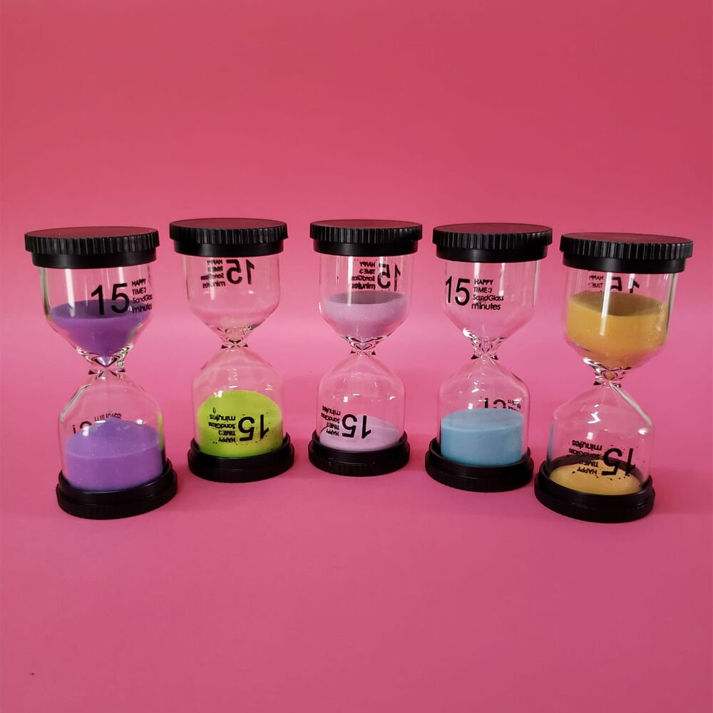 15 Dakikalık Dekoratif Kum Saati
