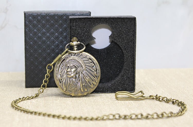 Özel Kutulu Kızılderili Köstekli Saat