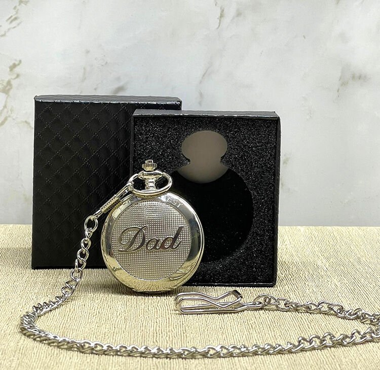 Özel Kutulu Dad (Baba) Gümüş Köstekli Saat