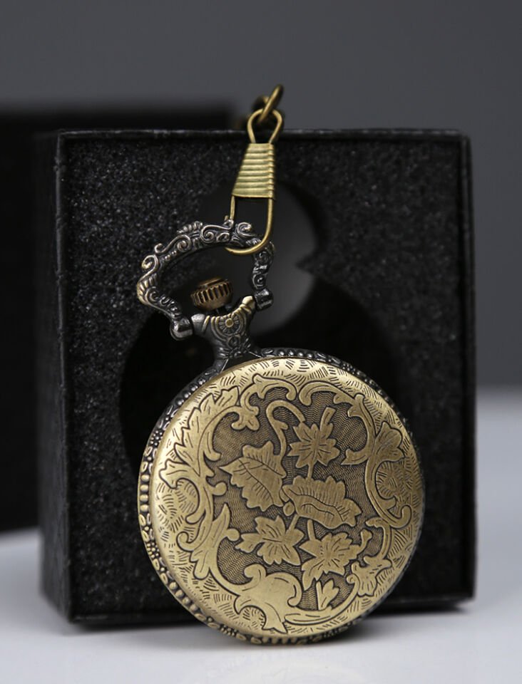 Özel Kutulu Tren Temalı Köstekli Saat