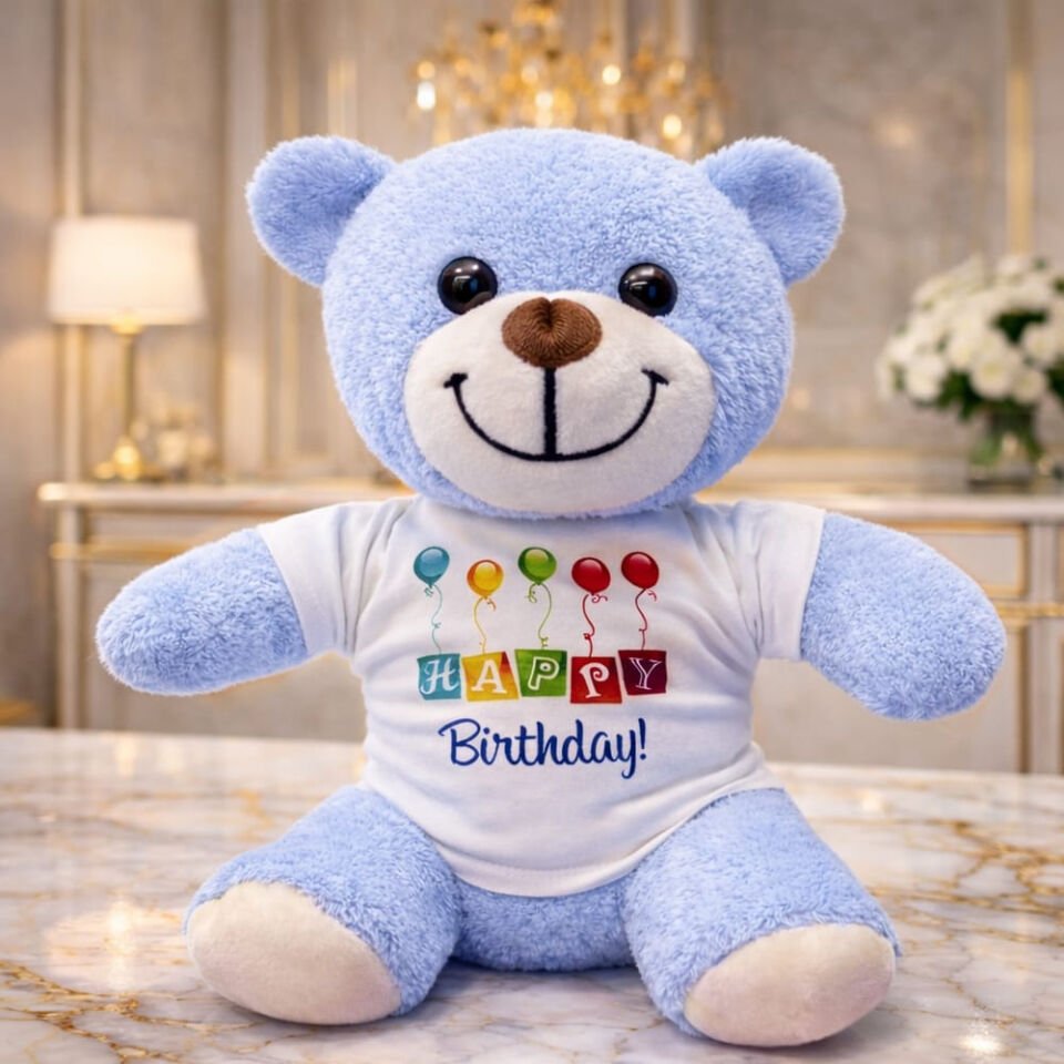 Doğum Günü Mesajlı Sevimli Ayıcık