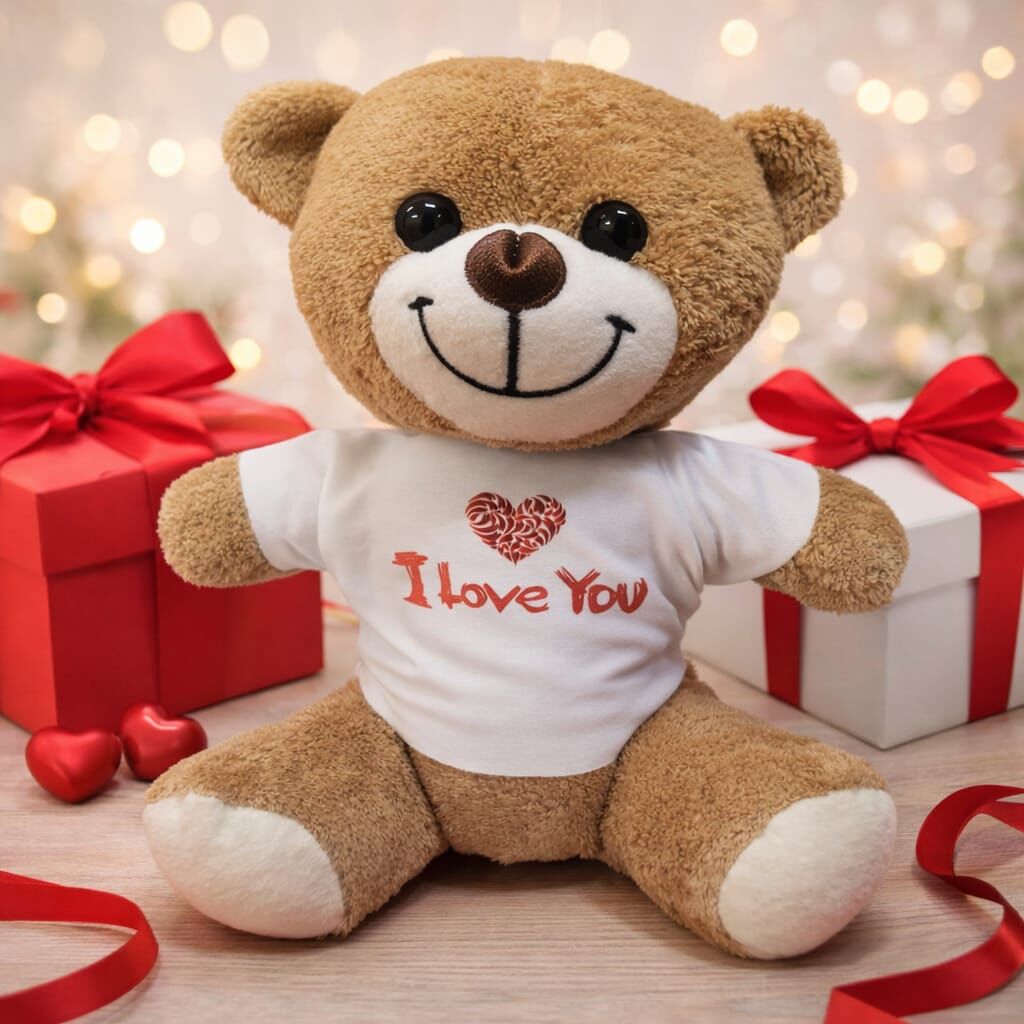 I Love You Tişörtlü Ayı