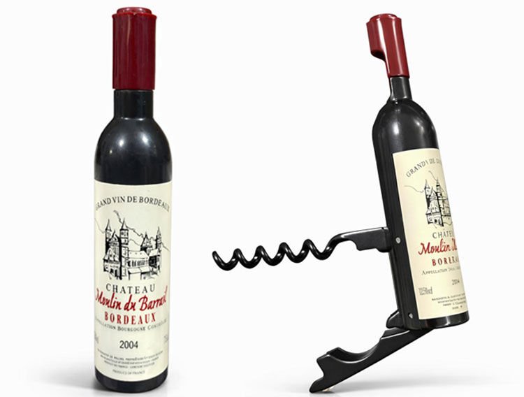 Şişe Tasarımı Paslanmaz Çelik Tirbuşon Açacak