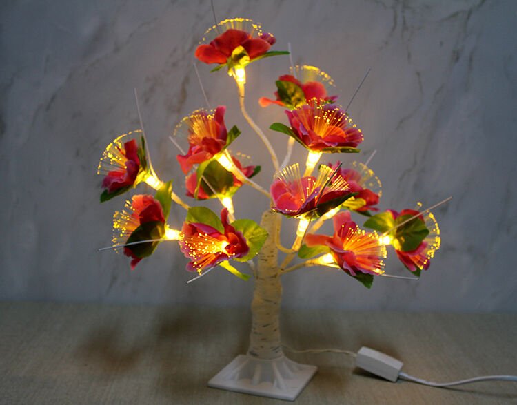 Dekoratif Ledli Çiçek