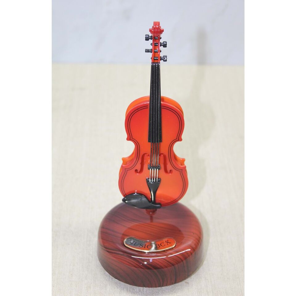 Keman Müzik Kutusu – Dekoratif ve Nostaljik Müzik Kutusu