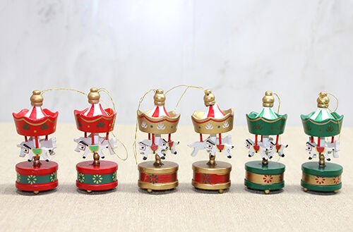 Ahşap 6'Lı Dekoratif Atlı Karınca