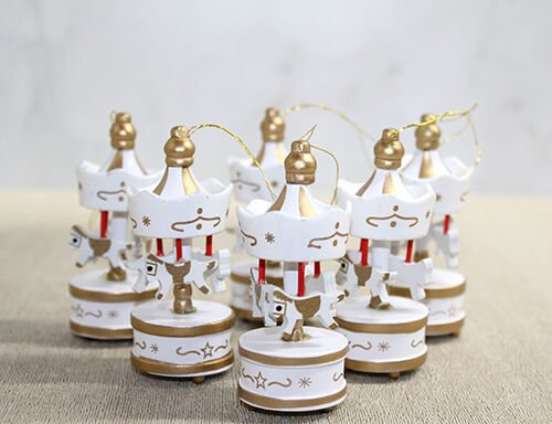 Ahşap 6'Lı Dekoratif Atlı Karınca