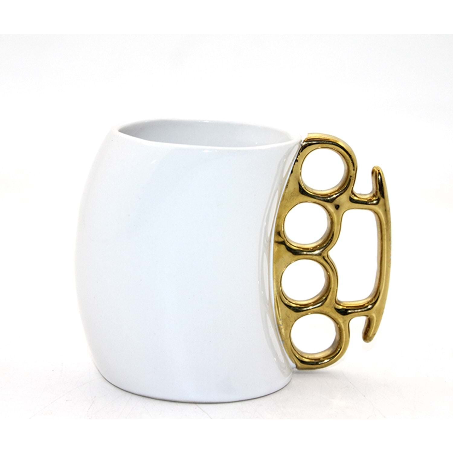 Porselen Muşta Tasarımlı Kupa Bardak