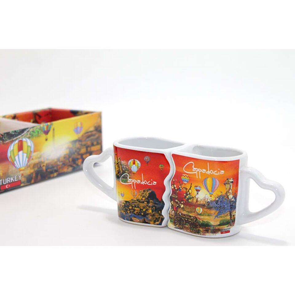 2’li Yöresel Kapadokya Kupa Bardak Seti