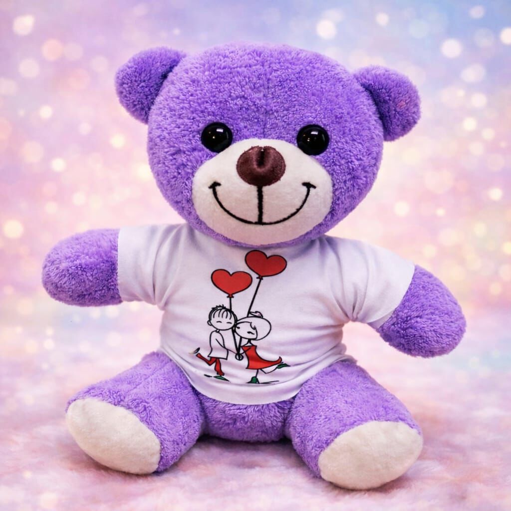 Tişörtlü Peluş Oyuncak Ayı