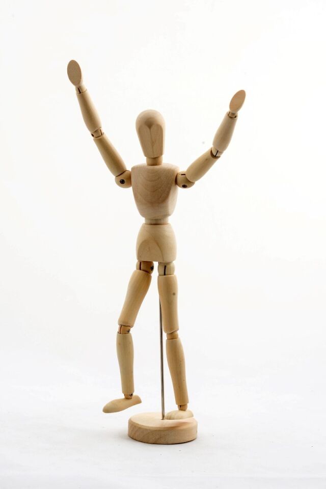 Ahşap Eskiz Manken 30 Cm