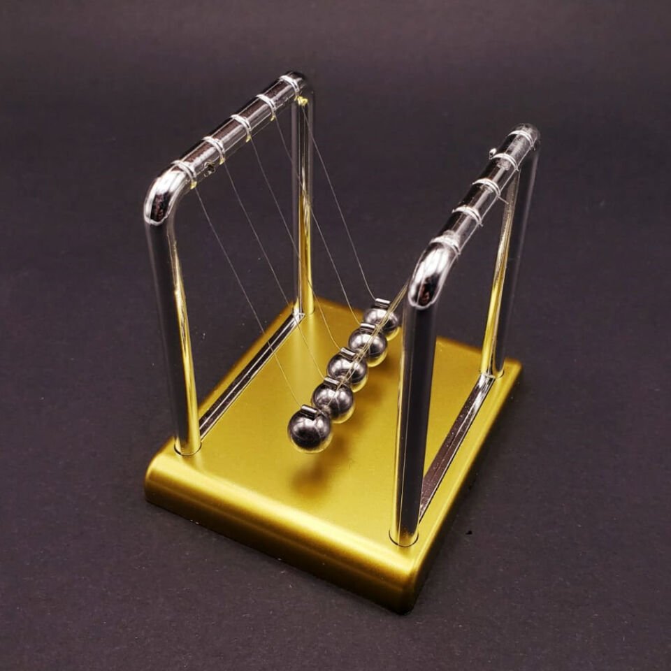 Küçük Boy Sarı Balans (Newton Denge Topları)