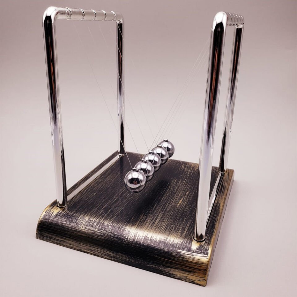 Büyük Newton Denge Balans (Eskitme – Vintage Tasarım)