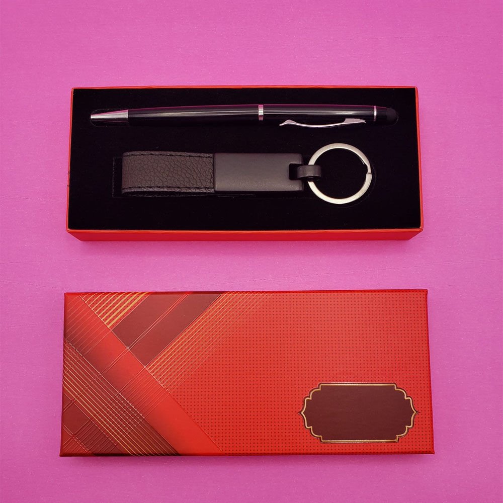 Siyah Touchpen Kalem ve Anahtarlık