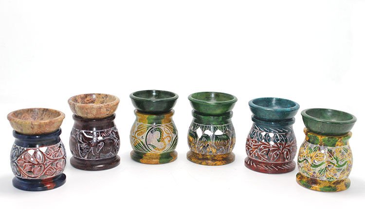 Obsidian Taşı Buhurdanlık