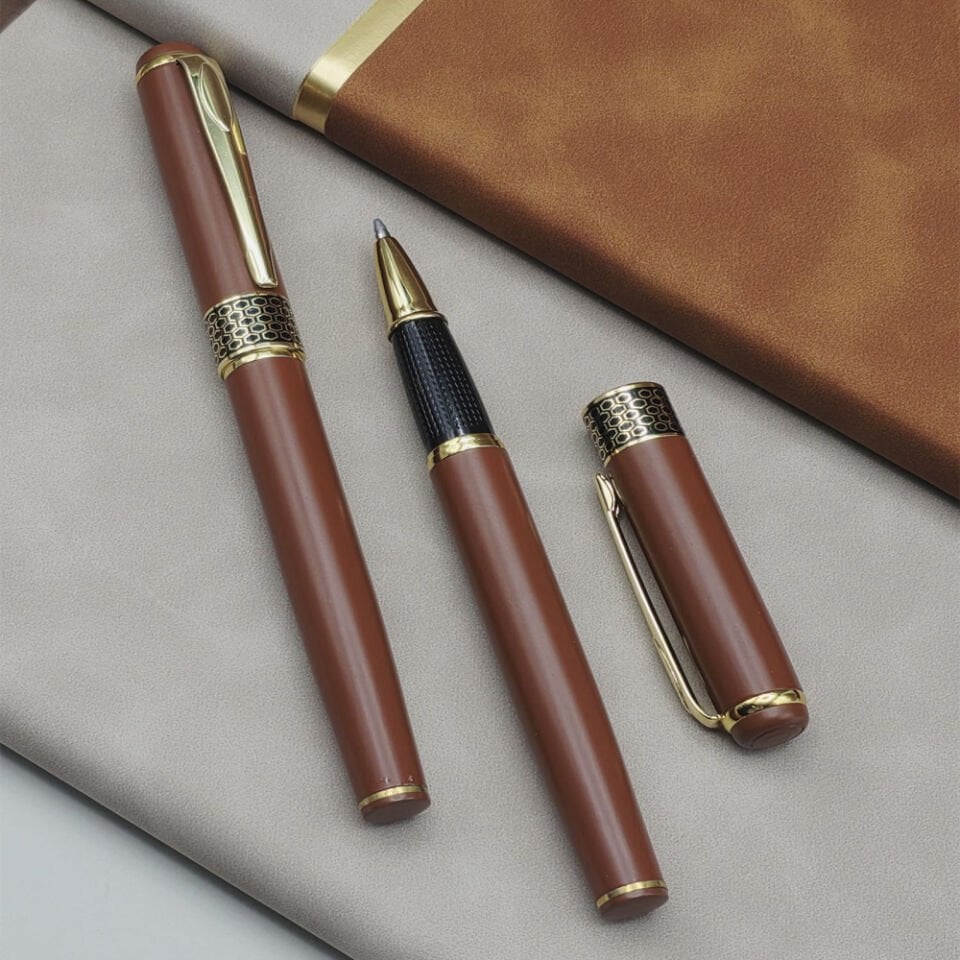 Öğretmenler Günü Hediyesi Kutulu Deri Defter Kalem Seti