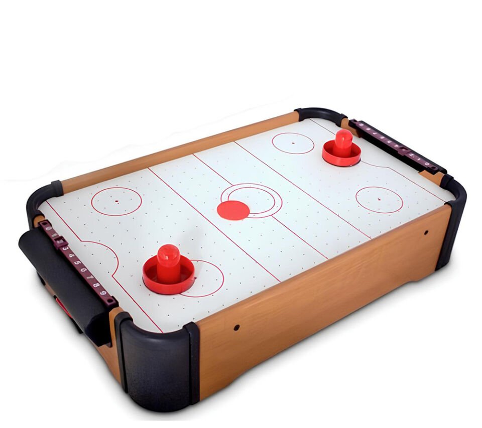 Ahşap Masa Üstü Air Hokey Oyunu
