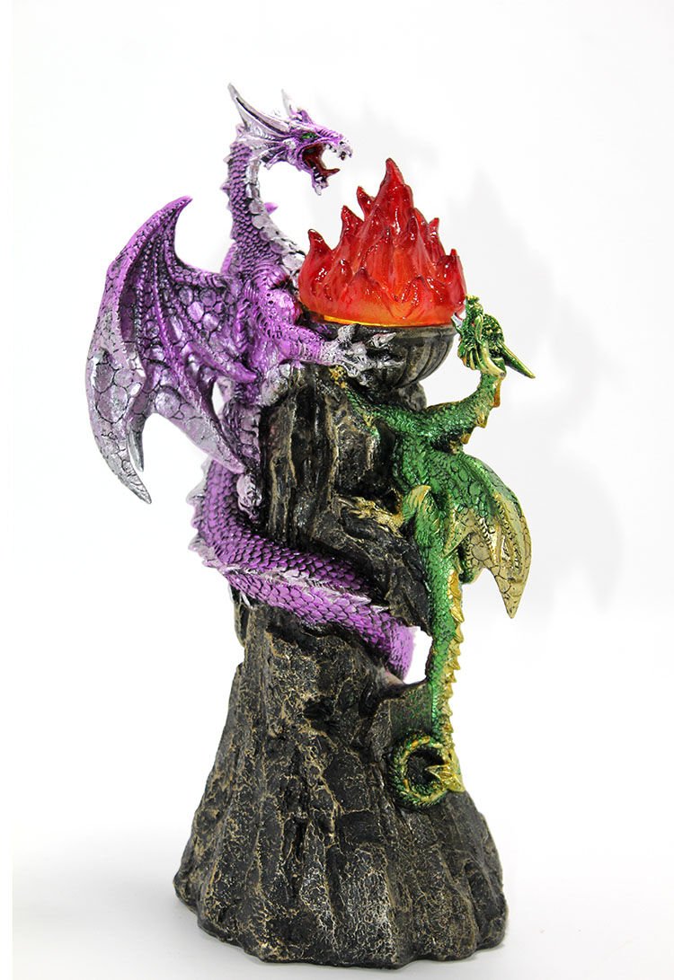 Polyester Ledli Dragon Figürü