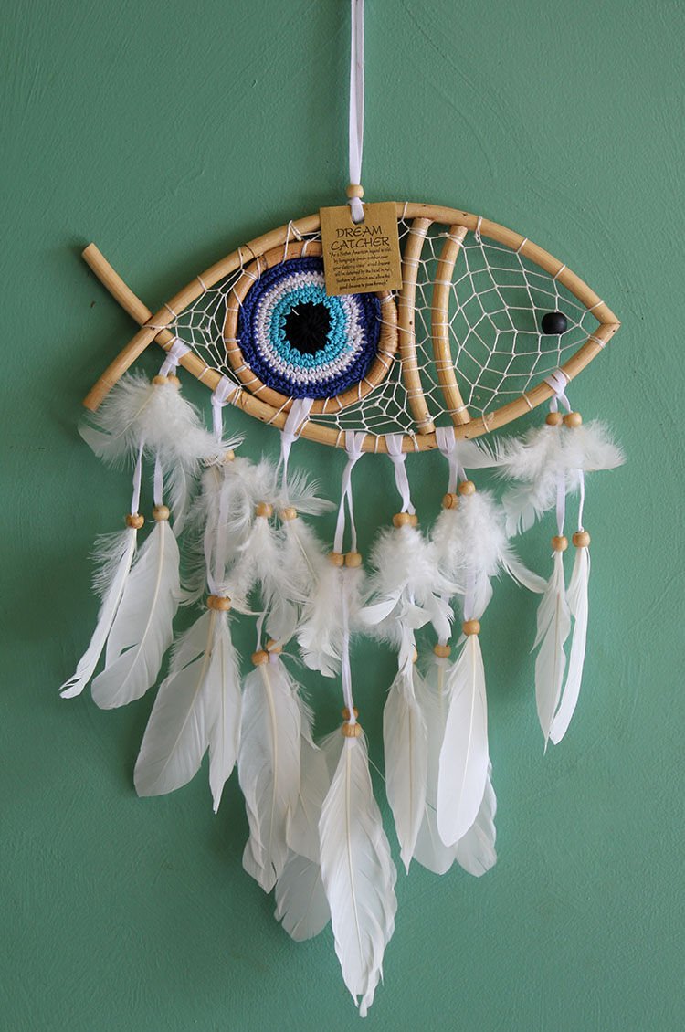 Rüya Kapanı Düş Kapanı Dream Catcher Balık Tasarımı