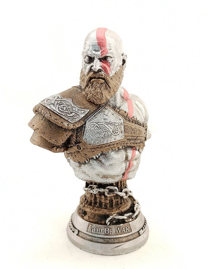 Polyester Kratos Büst Büyük