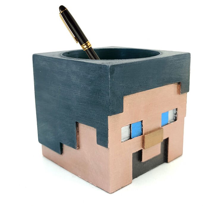 Polyester Minecraft Steve Kalemlik