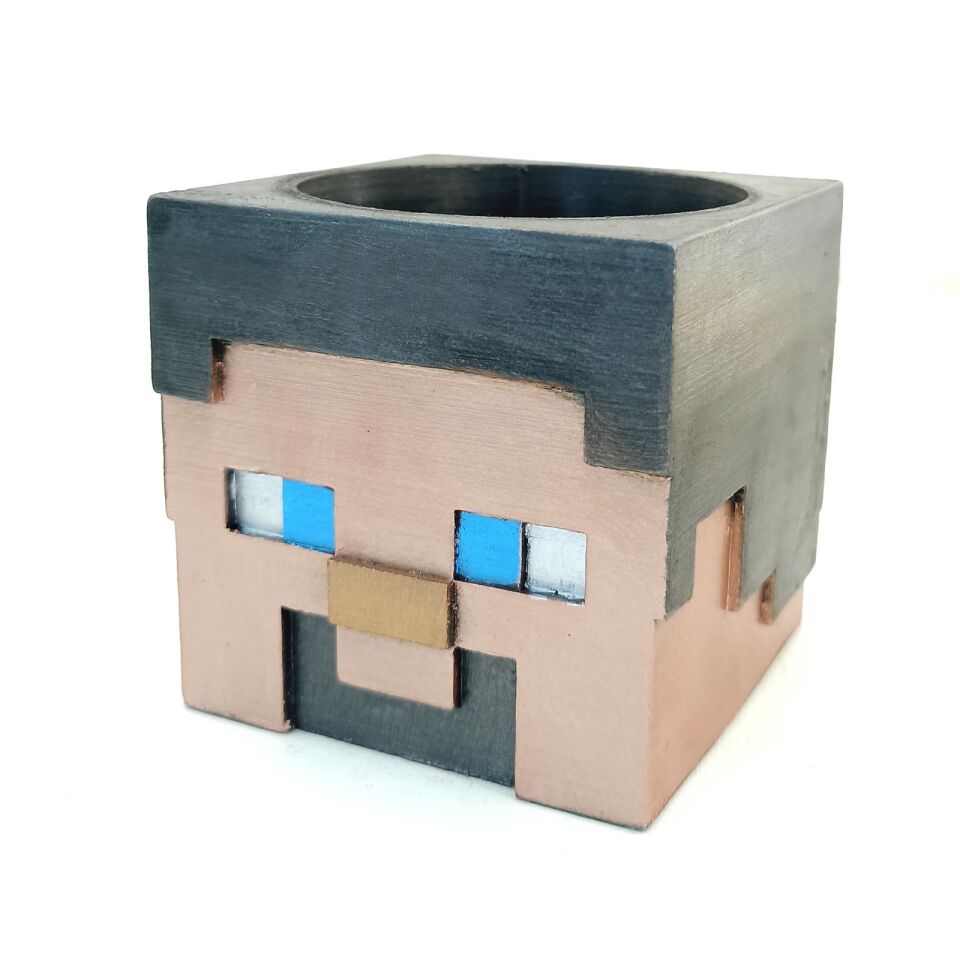 Polyester Minecraft Steve Kalemlik
