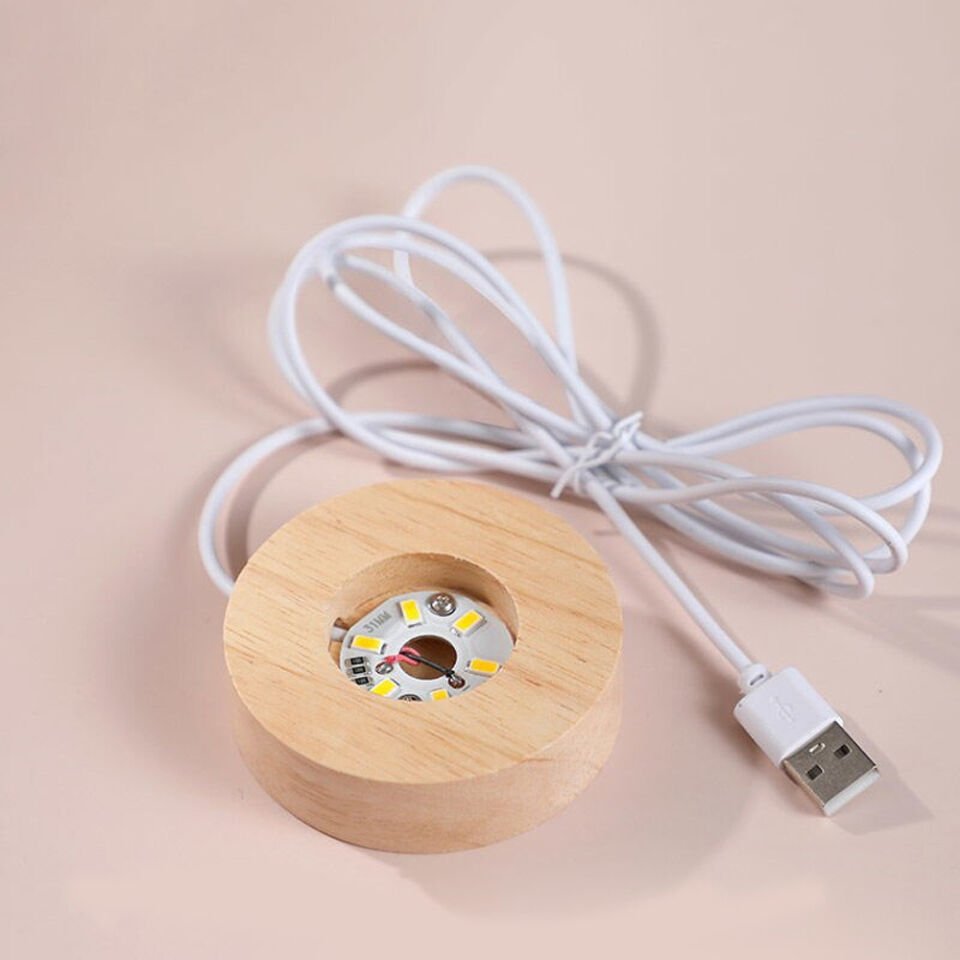 Işıklı Usb'li Cam Küre