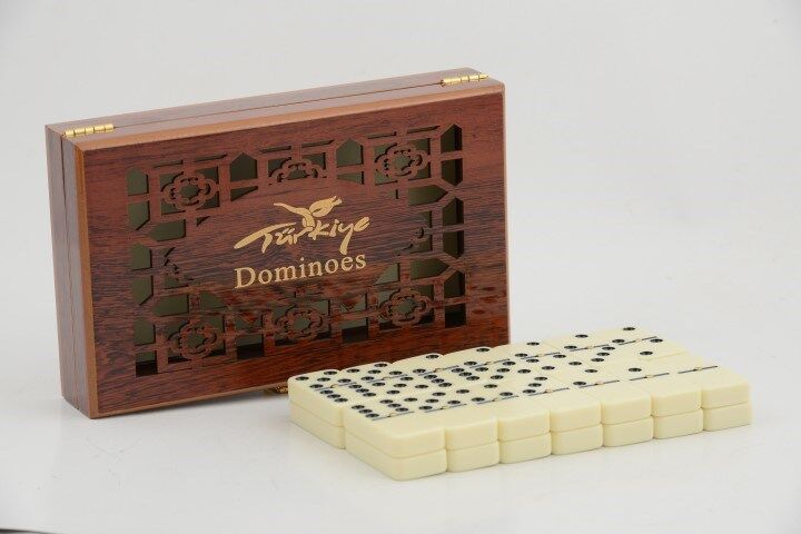 Ahşap Kutulu Melamin Domino