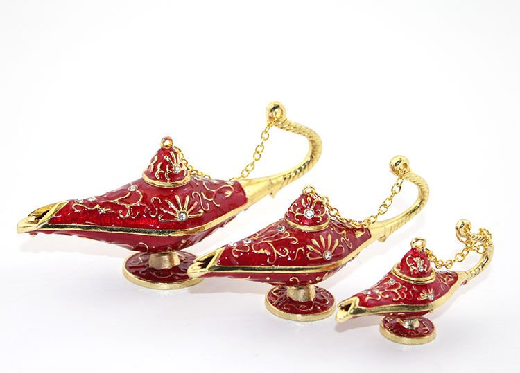 Swaroski Taşlı 3'Lü Alaaddin Lambası