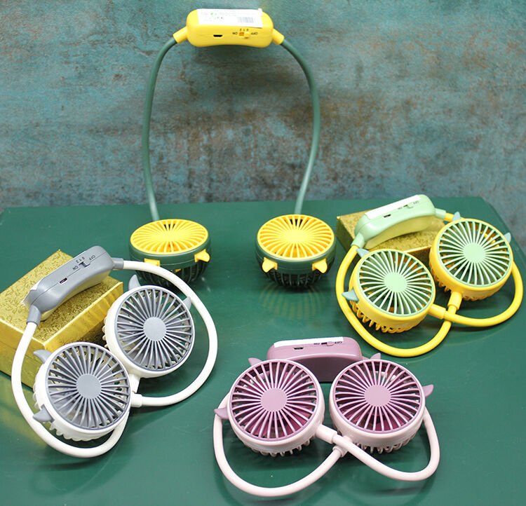 Kuromi Şarjlı Boyun Fanı Vantilatör 2 Kademeli