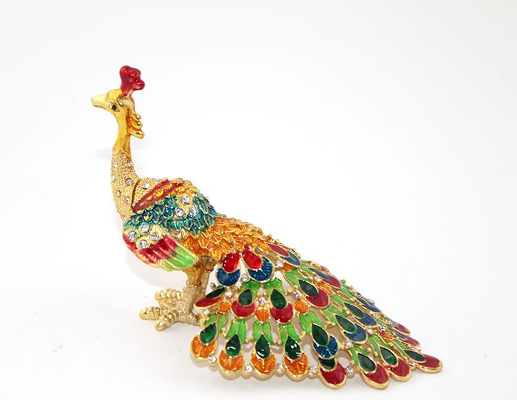 Swaroski Taşlı Tavuskuşu