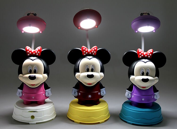 Mickey Mouse Masa Üstü Lamba Şarjlı Usb