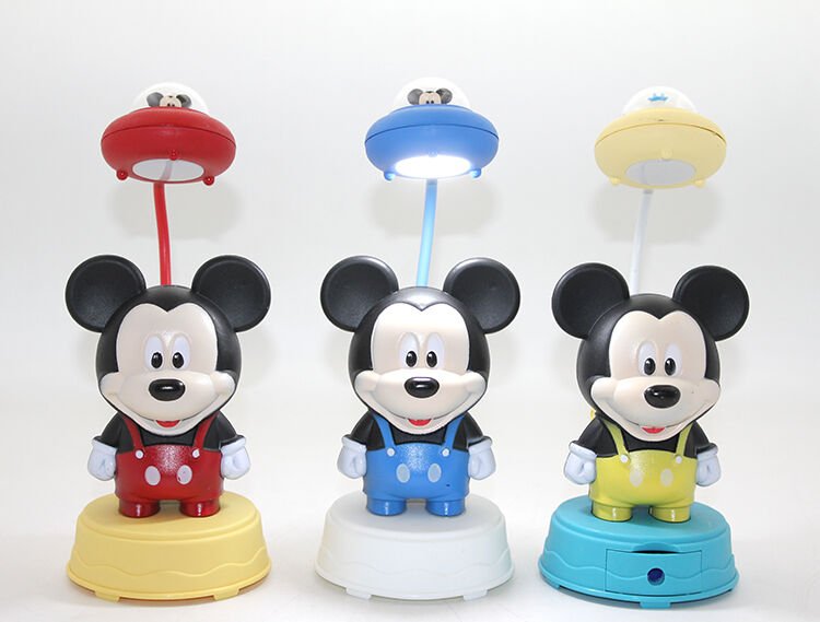 Mickey Mouse Masa Üstü Lamba Şarjlı Usb