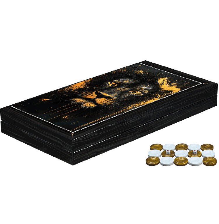 Özel Aslan Tasarımı Tavla