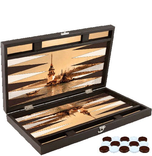 Özel Trendy Kızkulesi Tasarımı Tavla