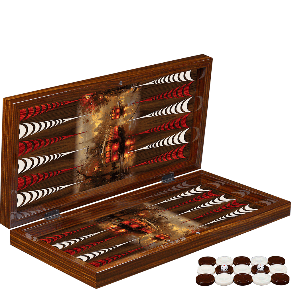 Artwork Trendy Tramvay Tasarımı Tavla