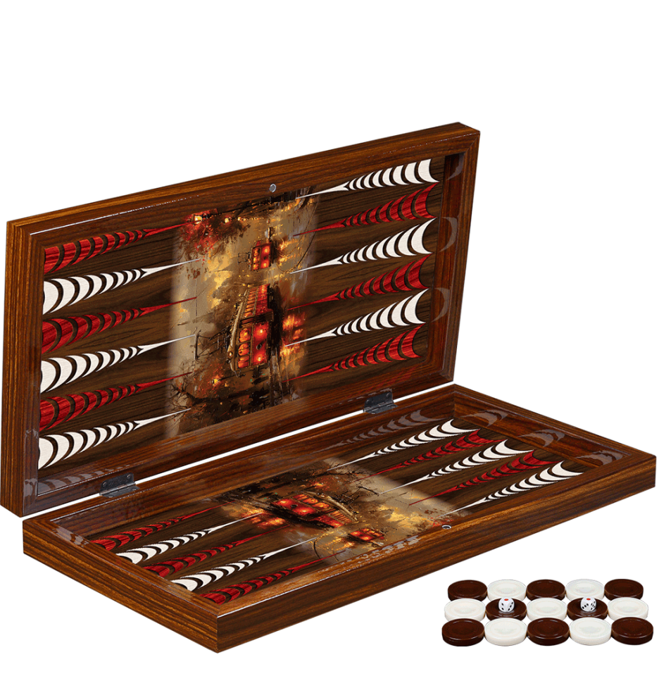 Artwork Trendy Tramvay Tasarımı Tavla